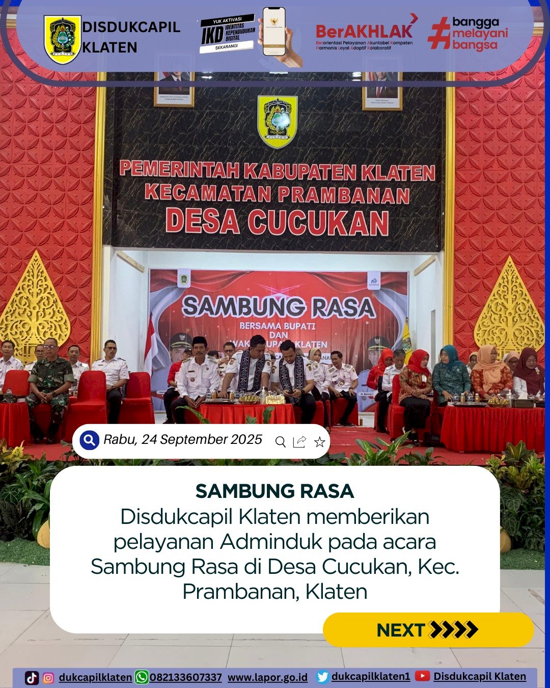 Sambung Rasa Desa Cucukan, Kec. Prambanan, Klaten