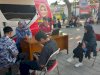 Pelayanan Adminduk Dinas Dukcapil Klaten di acara CarFreeDay bahagiakan masyarakat.