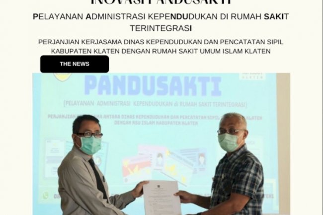 Launching Inovasi PANDUSAKTI ( Pelayanan Administrasi Kependudukan di Rumah Sakit Terintegrasi)