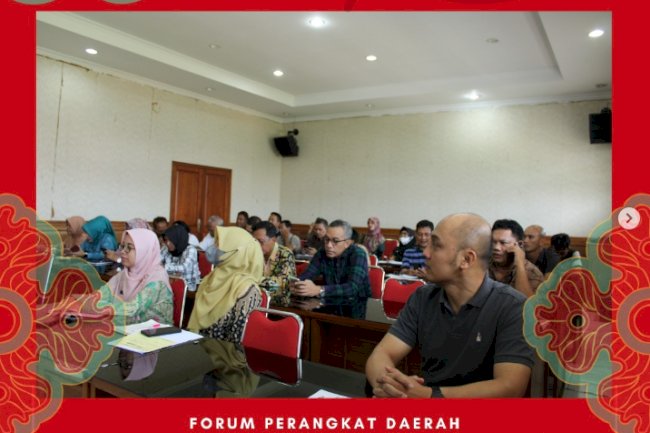 Dinas Dukcapil Klaten melaksanakan Forum Perangkat Daerah.