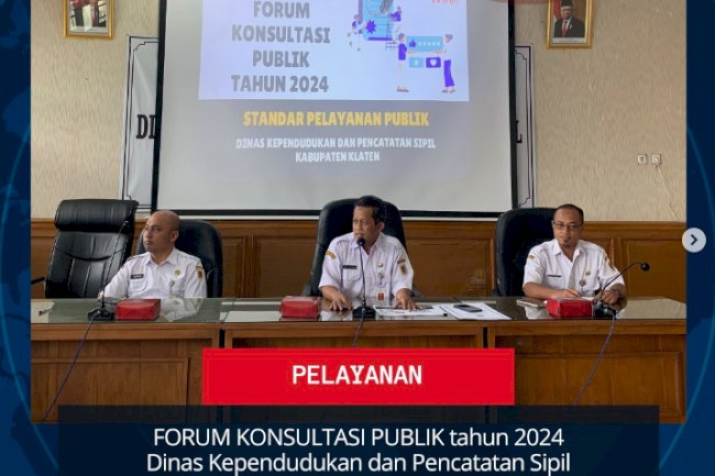 Penyelenggaraan Forum Konsultasi Publik Tahun 2024.