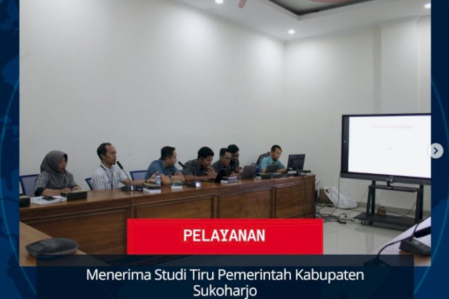 Disdukcapil Klaten menerima Studi Tiru Pemerintah Kabupaten Sukoharjo.
