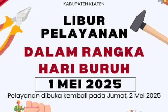 PENGUMUMAN LIBUR PELAYANAN.