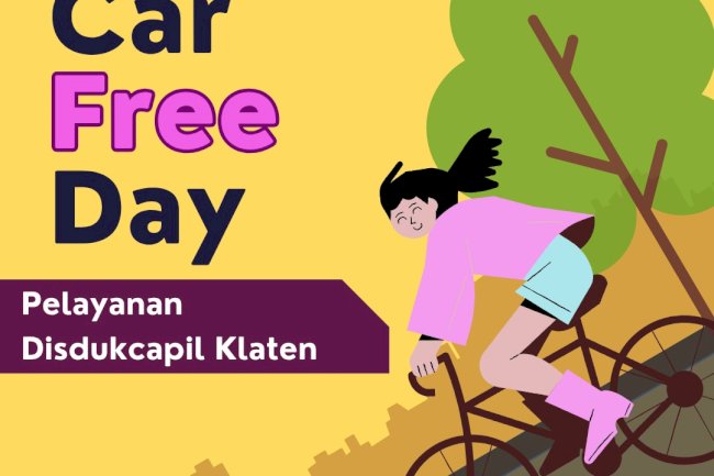 Dukcapil in CarFreeDay 