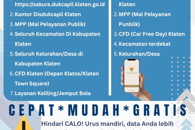 Pelayanan Adminduk & IKD Makin Dekat Sama Anda