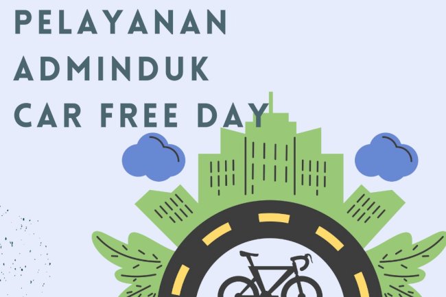 Dukcapil in CarFreeDay 