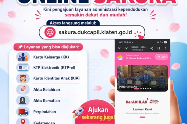LAYANAN ADMINDUK ONLINE SAKURA
