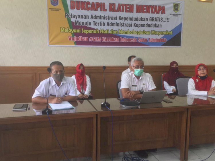 DINAS DUKCAPIL KLATEN MENYAPA MASYARAKAT.