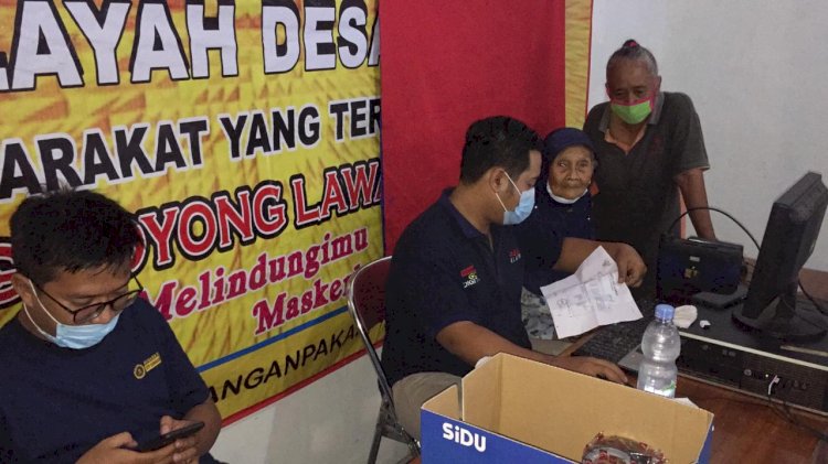 DISDUKCAPIL KLATEN---Inovasi Pelaut Bala Perekaman E-KTP Massal di Tiga Desa Kecamatan Tulung.