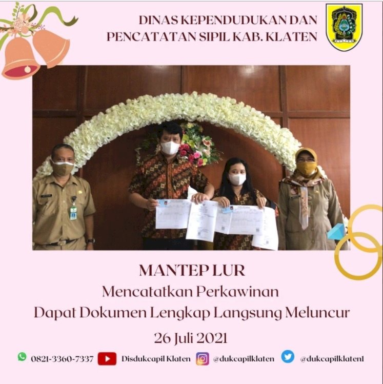 Testimoni dari Masyarakat terkait pelayanan Dukcapil Klaten Inovasi MANTEP LUR.