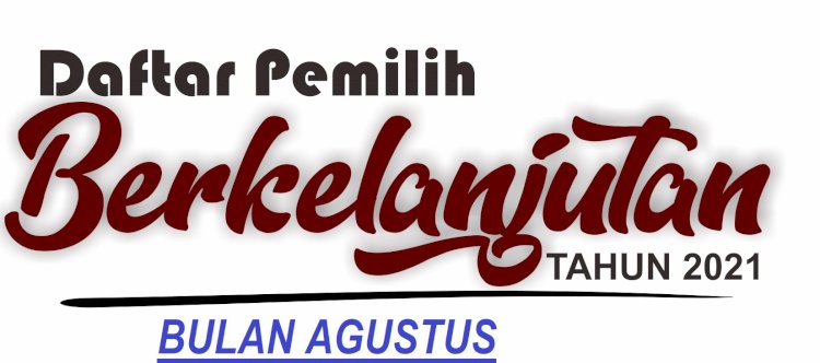KPU Kab.Klaten merilis rekapitulasi Data Pemilih Berkelanjutan Bulan Agustus 2021.