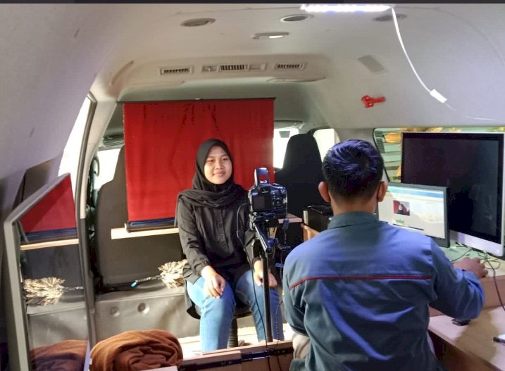 Pelayanan Adminduk Dinas Dukcapil Klaten di acara CarFreeDay.