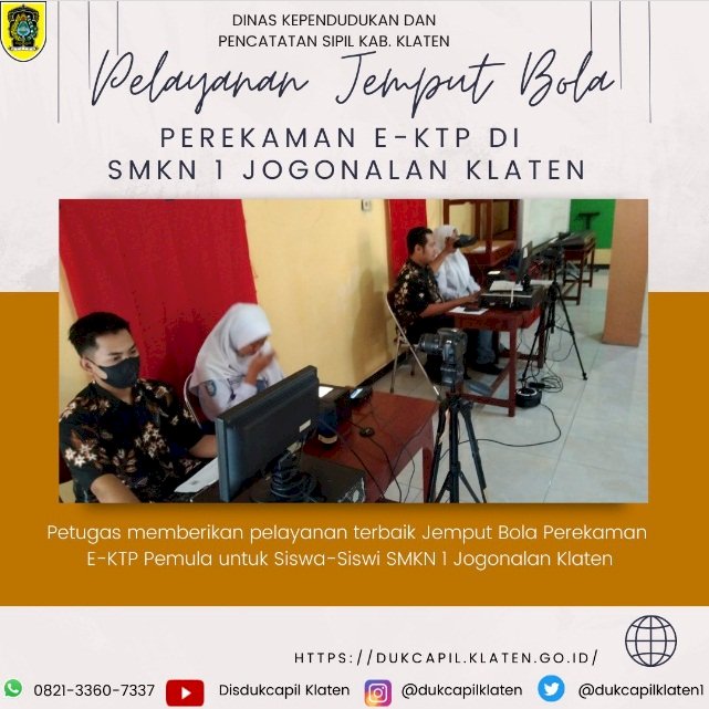 Pelaut Bala jemput bola di SMKN 1 Jogonalan Klaten.