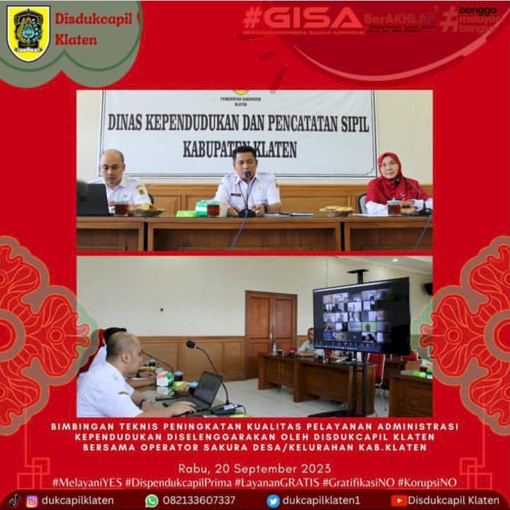 Hari ke-2 kegiatan Bimtek Peningkatan Kualitas Pelayanan Administrasi Kependudukan.