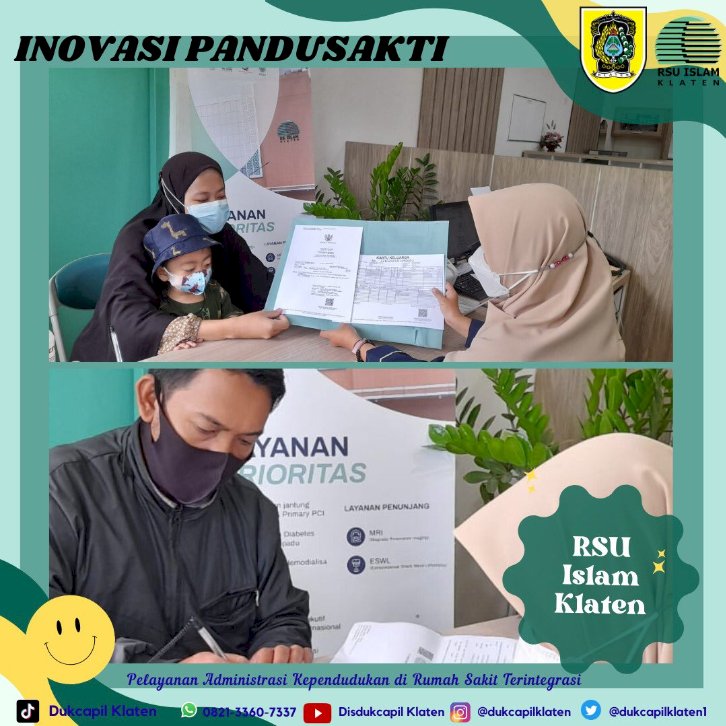 Pelayanan administrasi kependudukan terus ditingkatkan Dinas Kependudukan dan Pencatatan Sipil Kabupaten Klaten. 