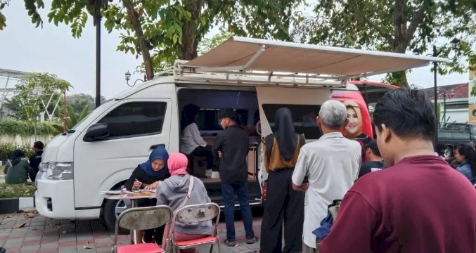 Giat pelayanan pengurusan dokumen Adminduk Dinas Dukcapil Klaten di CFD.