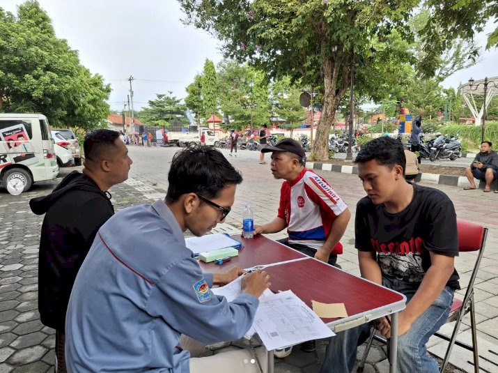 Giat pelayanan pengurusan dokumen Adminduk Dinas Dukcapil Klaten di CFD.