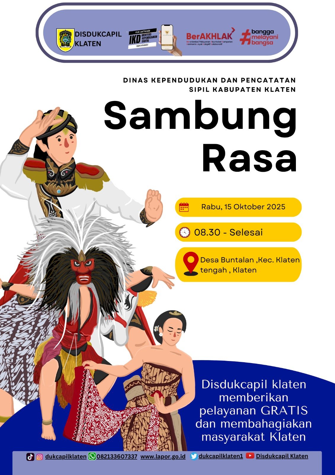 Sambung Rasa Bupati & Wakil Bupati Klaten
