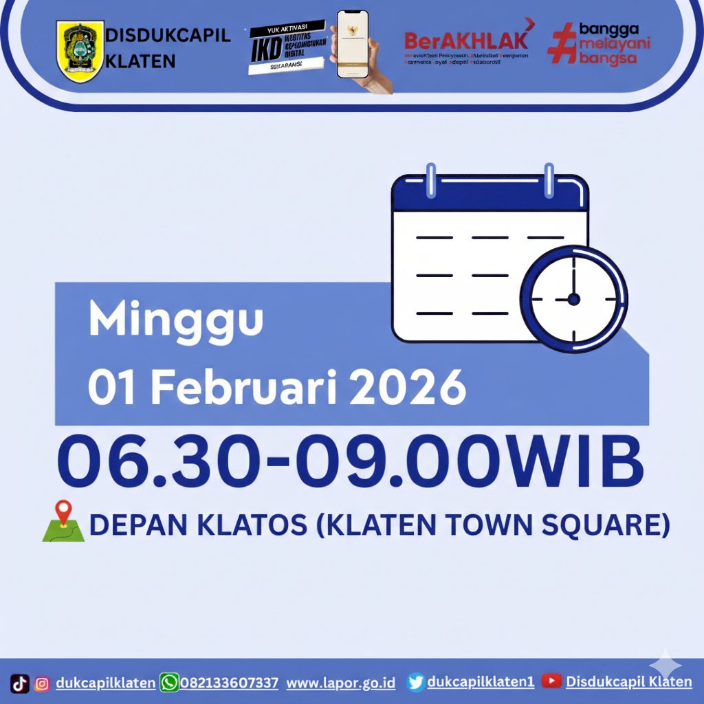 Dukcapil in CarFreeDay 