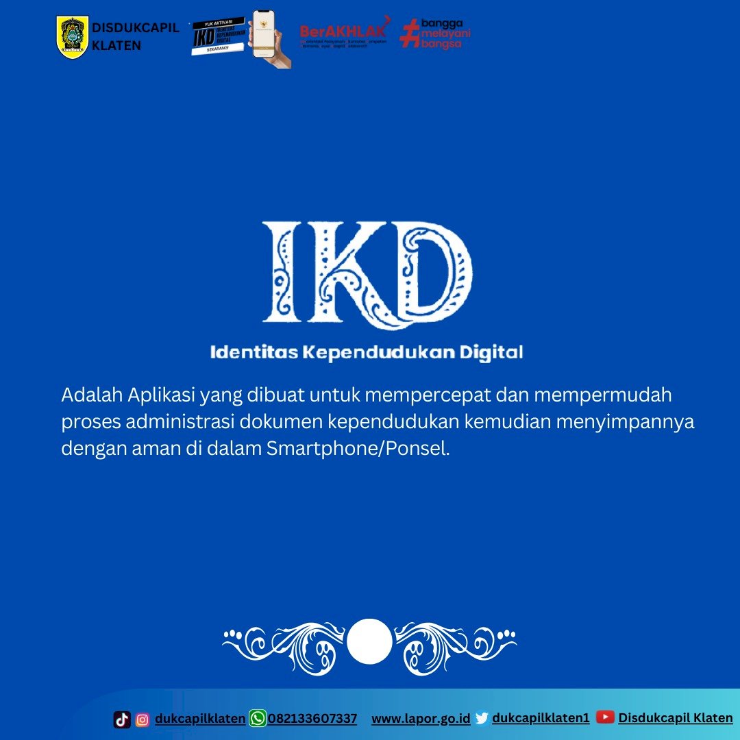AKTIVASI IDENTITAS KEPENDUDUKAN DIGITAL (IKD)