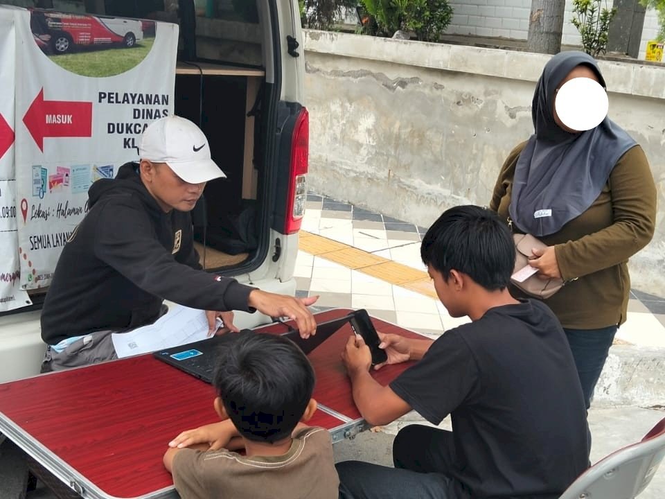 Laporan Pelayanan Adminduk di CFD pada hari Minggu 3 Mei 2026