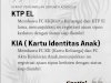 SYARAT YANG DIBAWA SAAT PENGAMBILAN DOKUMEN KTP ELEKTRONIK DAN KIA DI DUKCAPIL KLATEN.
