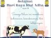Selamat Hari Raya Idul Adha 1442 H, tetap jaga kesehatan dan patuhi protokol kesehatan.
