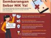 Mohon lebih hati-hati jangan sembarangan menyebarkan atau memberitahukan nomor NIK EKTP  kita kepada orang lain.