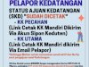 Mohon disimak informasi bagi pelapor pengajuan Kedatangan ke Klaten via Aplikasi Sipon Keduten..
