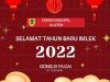 Selamat Tahun Baru Imlek 2022, tahun yang penuh kebahagiaan, kesenangan, kesehatan, kesuksesan, dan kedamaian. Gong Xi Fa Cai bagi yang merayakan.