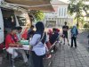 Pelayanan Adminduk Dinas Dukcapil Klaten di acara CarFreeDay bahagiakan masyarakat.