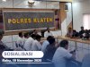 Dukcapil Klaten hadir di Polres Klaten untuk memberikan sosialisasi layanan digital adminduk.