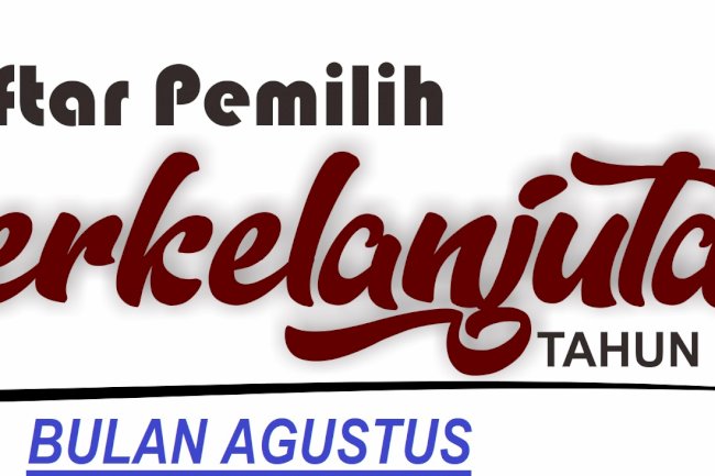 KPU Kab.Klaten merilis rekapitulasi Data Pemilih Berkelanjutan Bulan Agustus 2021.