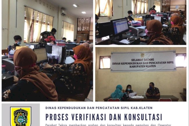 Pejabat teknis dan Petugas Operator melakukan verifikasi dan memproses ajuan online Aplikasi Sipon Keduten.
