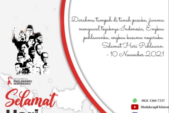 Selamat Hari Pahlawan 10 November  2021.