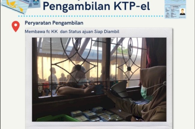Pelayanan Loket Pengambilan KTP elektronik, petugas memberikan pelayanan terbaik bagi masyarakat Klaten , untuk pengambilan KTP -El jangan lupa membawa FC KK dan KTP-El lama (jika pengajuan cetak ulang KTP -El rusak).