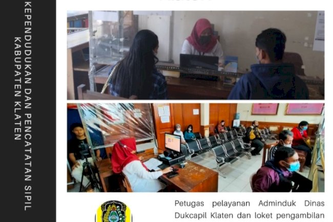 Hari Rabu, 4 Mei 2022 Dinas Dukcapil Klaten membuka pelayanan bagi warga yang ingin melakukan perekaman KTP-El dan pengurusan Dokumen Adminduk bisa langsung datang ke Dinas Dukcapil Klaten pukul 08.00-12.00.