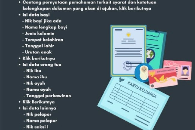 Tutorial pengajuan Akta Kelahiran via online website Sakura.