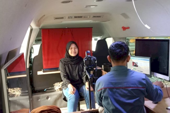 Pelayanan Adminduk Dinas Dukcapil Klaten di acara CarFreeDay.