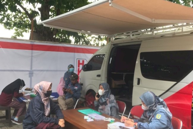 Pelayanan Adminduk Dinas Dukcapil Klaten di acara CarFreeDay bahagiakan masyarakat.