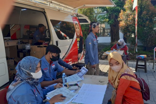 Pelayanan Adminduk Dinas Dukcapil Klaten di acara CarFreeDay bahagiakan masyarakat.