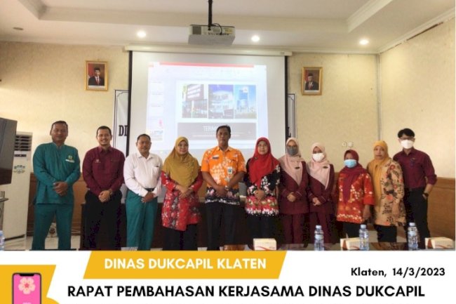 Dinas Dukcapil Klaten Jalin Kerjasama Inovasi Penerbitan Dokumen Adminduk dengan RS. Cakra Husada Klaten dan RS. "JIH" Solo.