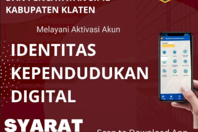 Aktifkan Identitas Kependudukan Digital (IKD) melalui Smartphone Android bagi yang sudah melakukan perekaman EKTP.
