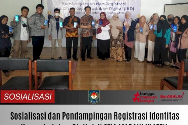 Sosialisasi Implementasi penerapan Identitas Kependudukan Digital (IKD) di STIA MADANI Klaten.