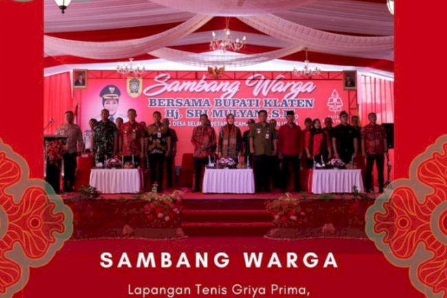 Dinas Kependudukan Dan Pencatatan Sipil Kabupaten Klaten laksanakan Pelayanan Adminduk acara Sambang Warga di Lapangan Tenis Griya Prima, Desa Belangwetan Kecamatan Klaten Utara, Kabupaten Klaten.