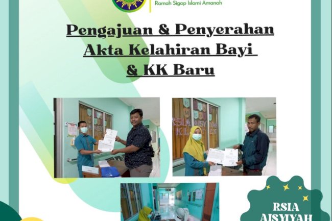 Inovasi Pandusakti Penyerahan Akta Kelahiran dan KK baru.