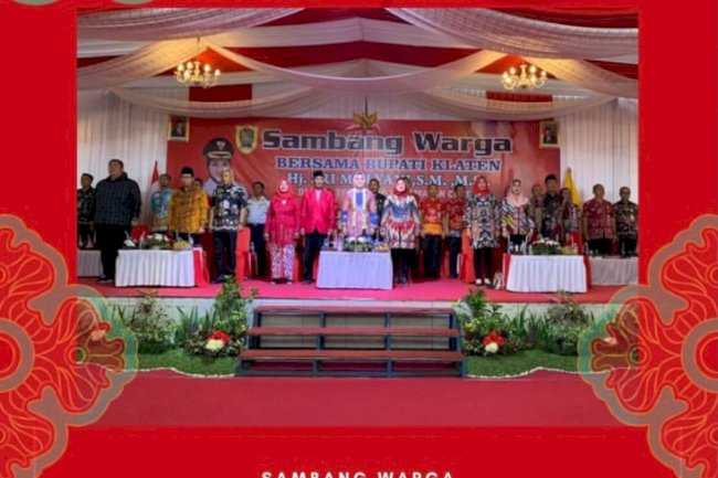 Sambang Warga di Desa Tegalrejo Kecamatan Ceper Kabupaten Klaten.