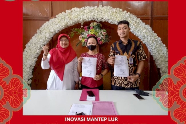 Dinas Kependudukan dan Pencatatan Sipil Kabupaten Klaten laksanakan pelayanan pencatatan perkawinan melalui inovasi MANTEP LUR.