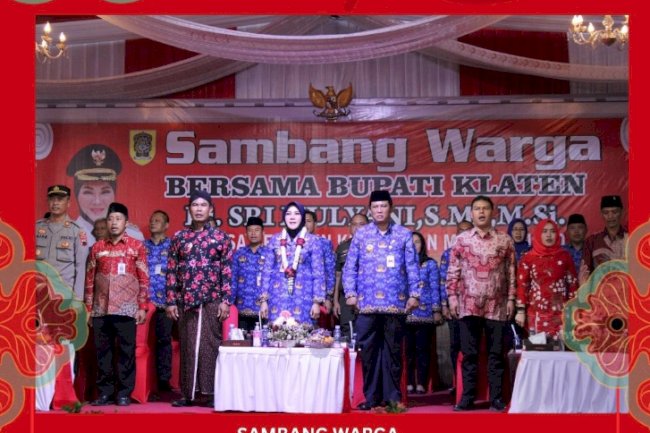Sambang Warga di Desa Kecemen, Kecamatan Manisrenggo, Kabupaten Klaten.