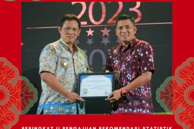 Dinas Kependudukan dan Pencatataan Sipil Kabupaten Klaten memperoleh Peringkat II Pengajuan Rekomendasi Statistik Dukungan Penyelenggaraan EPSS dari BPS.